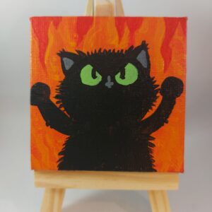 chaos cat paintling