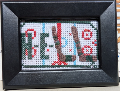 H-E-double-hockey sticks! Framed.