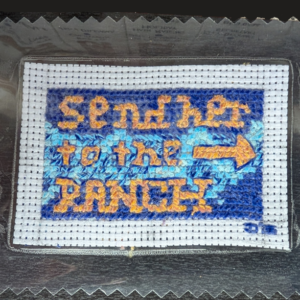 SEND HER TO THE RANCH in trashy DR PHIL swirls