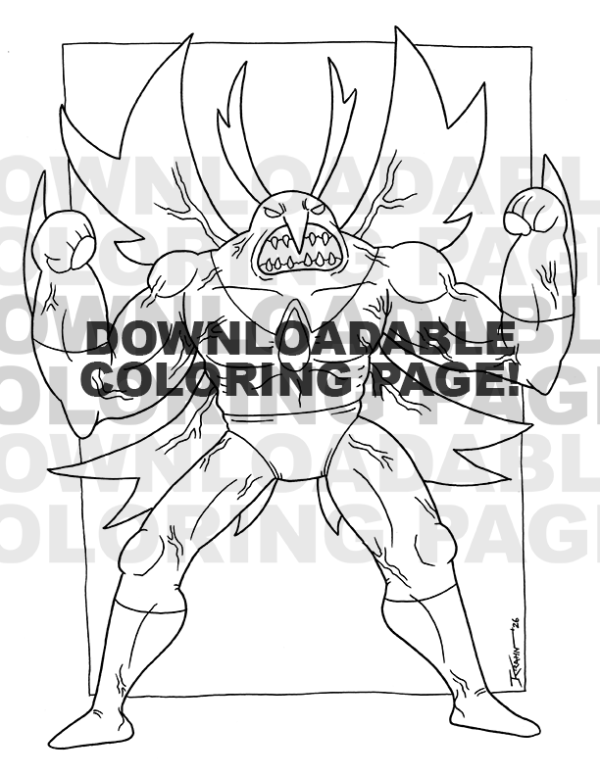 a sample of mosquito man's might!