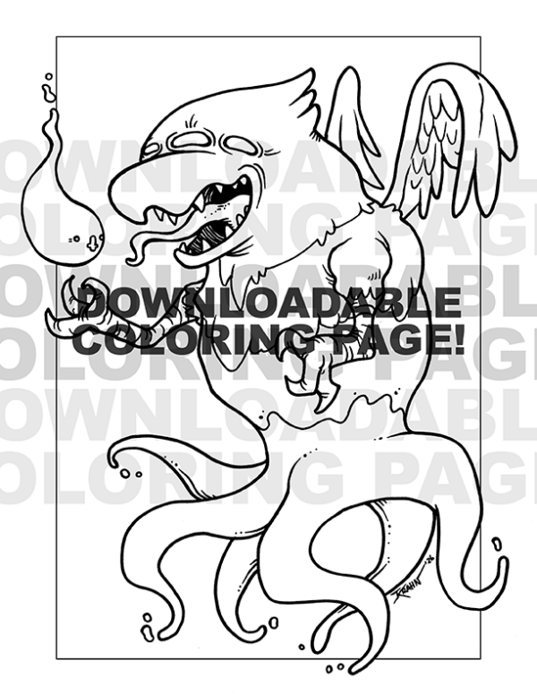 COLOURING PAGES — POULTRYGEIST